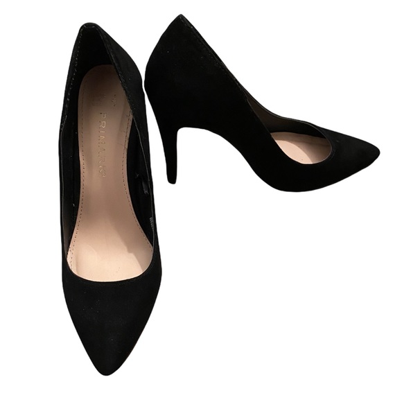 👠 Beautiful Primark Black Suede Pumps Size 7 - Picture 10 of 12